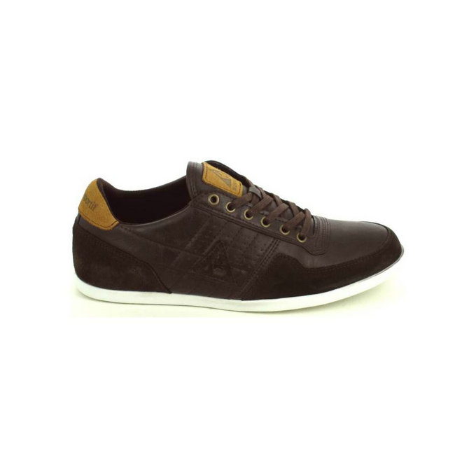 Le Coq Sportif Cambrion Marron - Chaussures Baskets Basses Homme